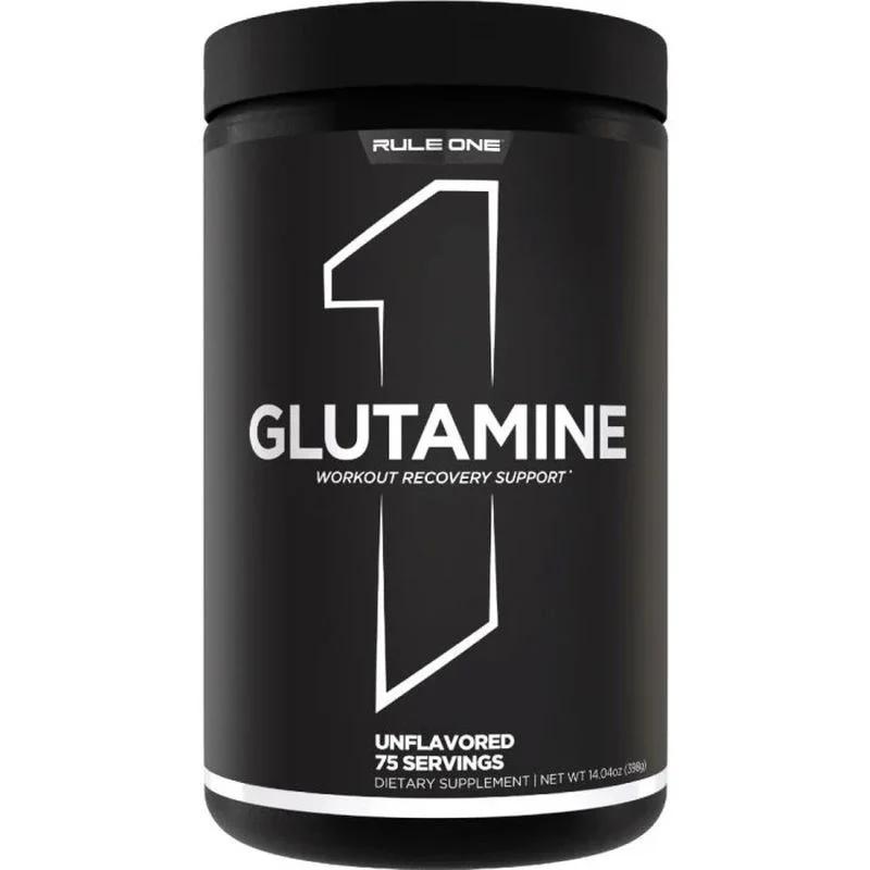 Rule1 R1 %100 micronized Glutamine 75 Serv Unflavored, 398g