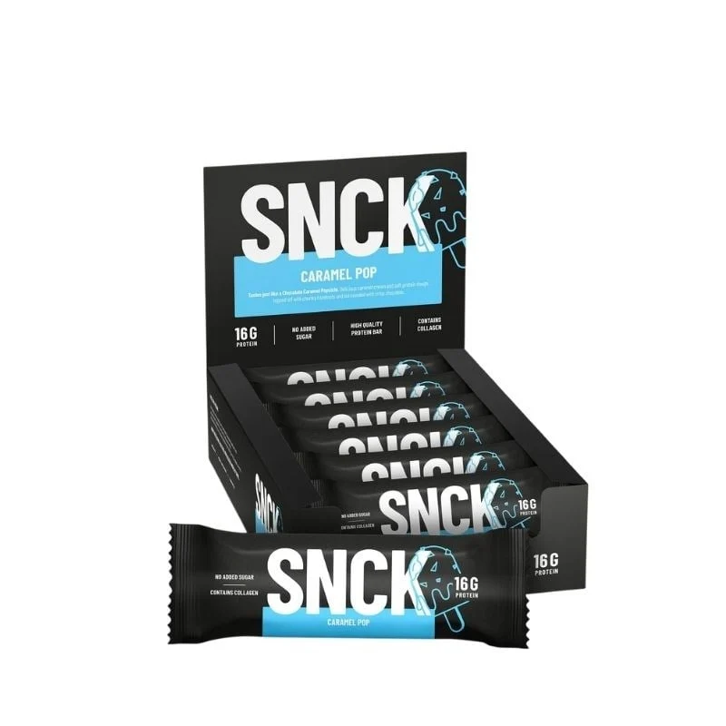 Snck Protein Bar 12*55 Gr -  Caramel Pop - Fındık Karamel