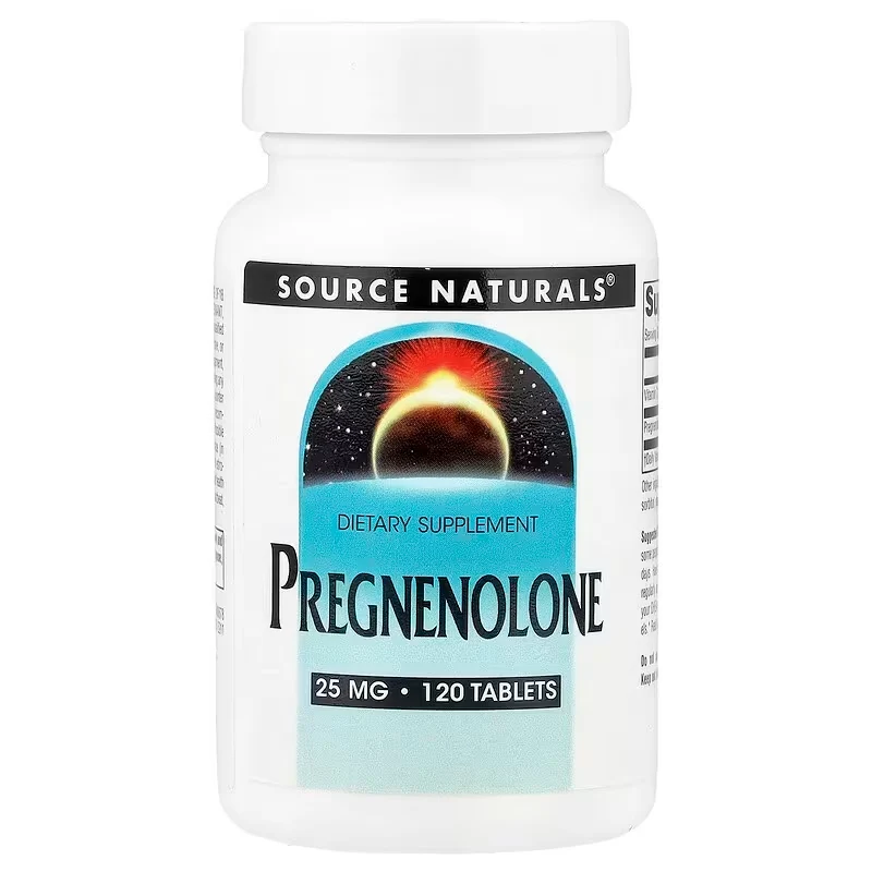 Source Naturals Pregnenolone Brain & Cognitive 25 mg 120 Tablet