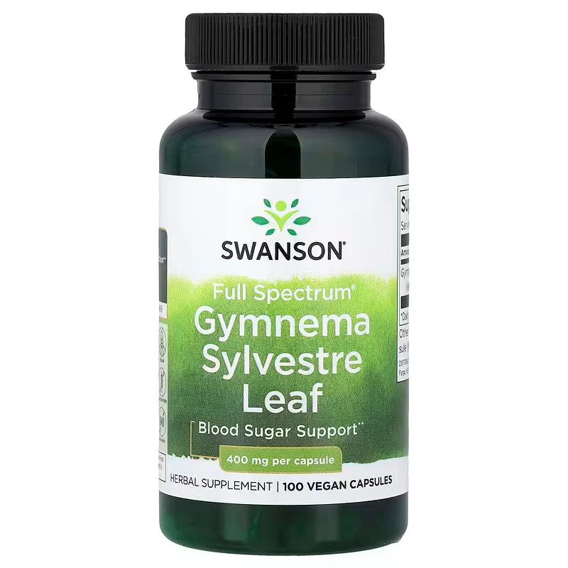 Swanson Full Spectrum Gymnema Sylvestre Leaf Blood Sugar Support Traditional Ayurvedic 100 Caps