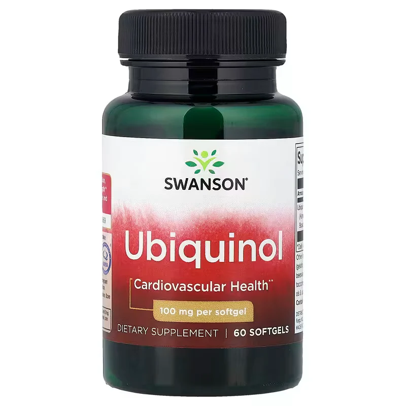 Swanson Kaneka Ubiquinol Coenzyme Q10 100 mg 60 Softgels