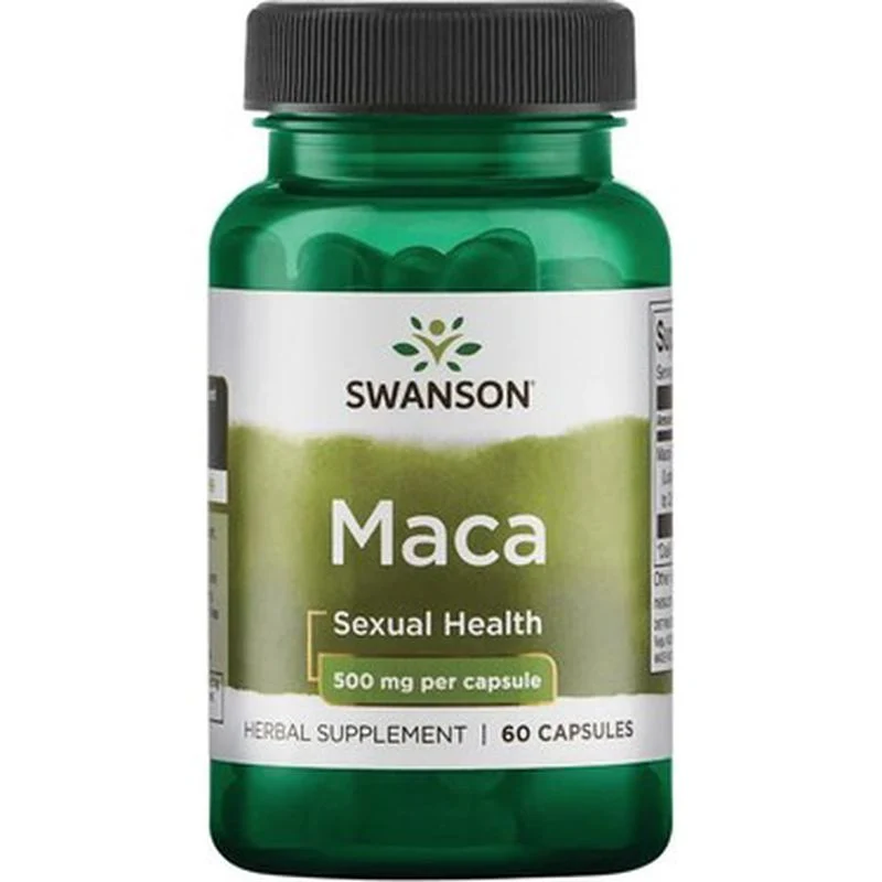 Swanson Maca Greens Superfoods 500 mg 60 Capsul