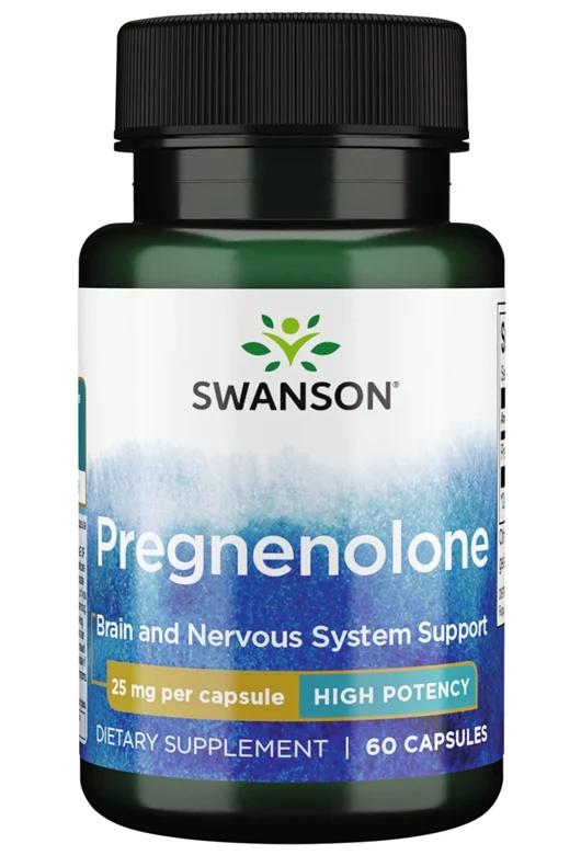 Swanson Pregnenolone 25 mg 60 Caps