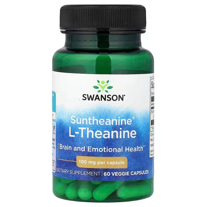 Swanson, Suntheanine L-Theanine Brain & Cognitive 100 mg 60 Veggie Capsules