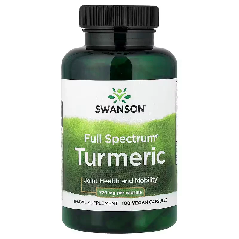 Swanson Vitamins Full Spectrum Turmeric & Curcumin Antioxidants 720 mg 100 Vegan Caps