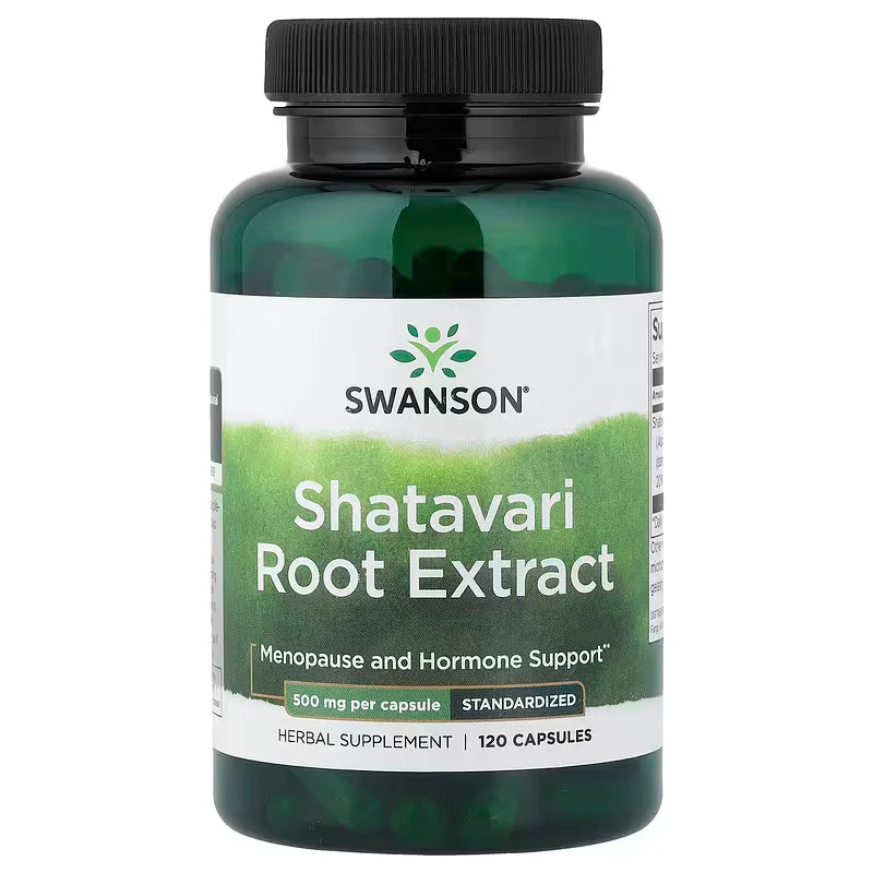Swanson Vitamins Shatavari Root Extract Menopause and Women Hormone Support 500 mg 120 Capsules