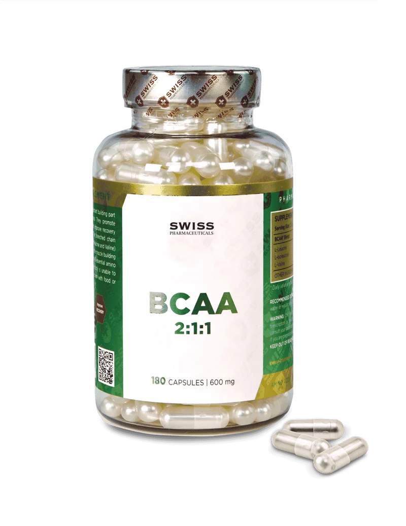 Swiss BCAA 2:1:1 180 Caps