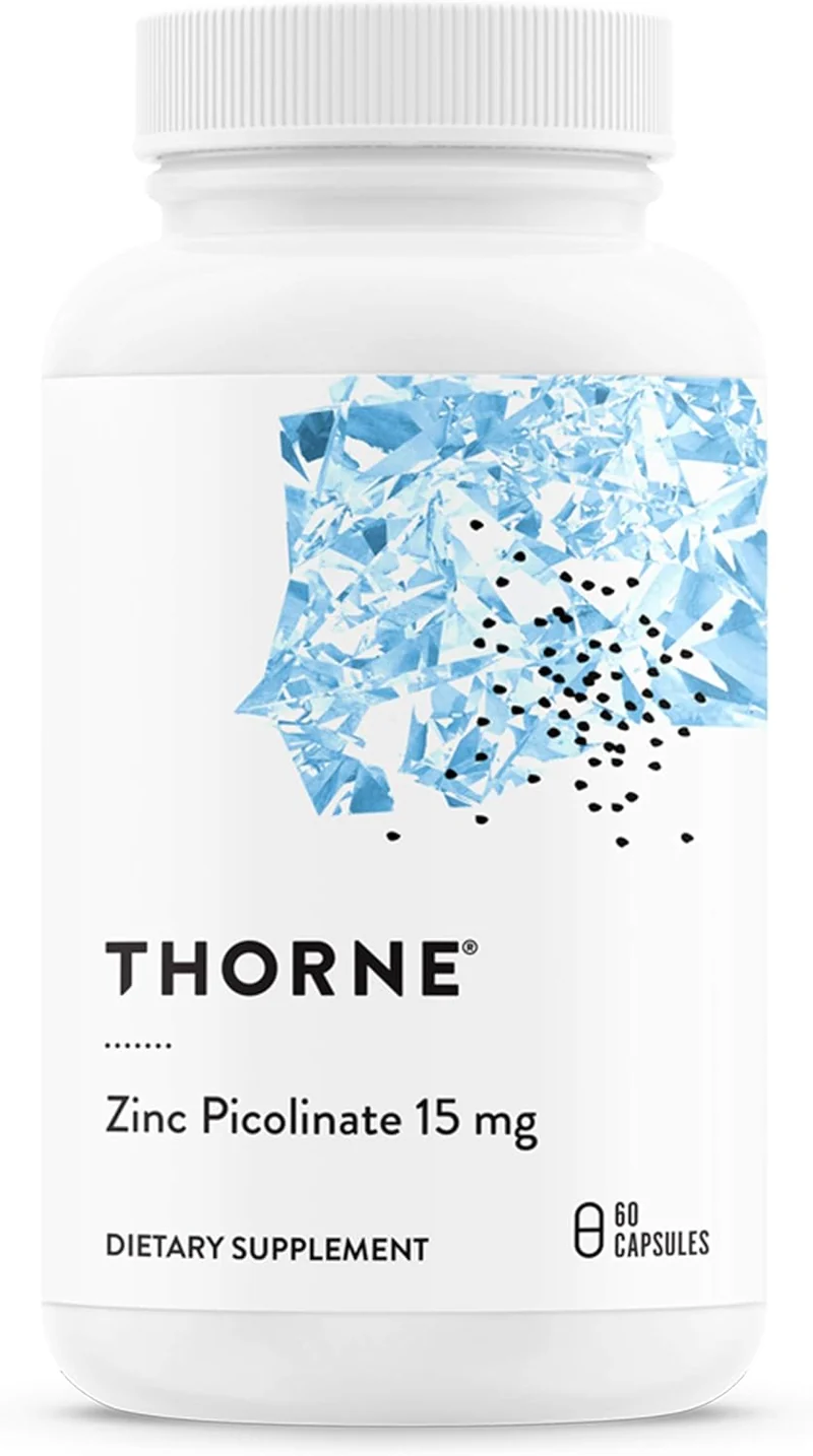 Thorne Zinc Picolinate 15mg - 60 CapsV - Çinko Takviyesi