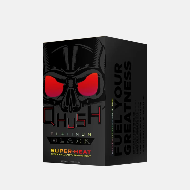 Usn Qhush Platinum Black Super Heat PreWorkout - 40 Servis