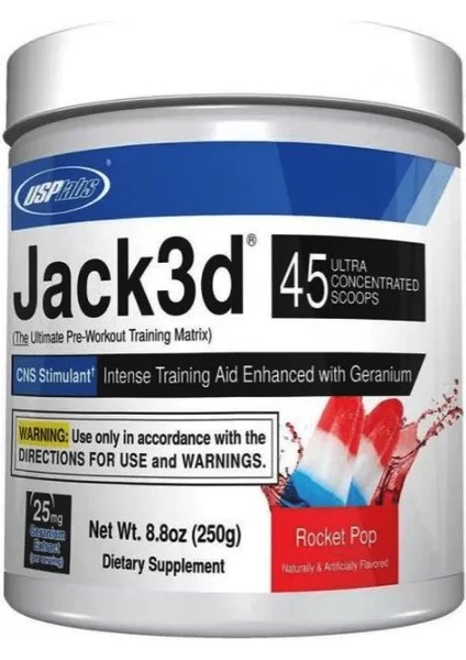 USP Labs Jack3D Extract Preworkout - ABD VERSİYON