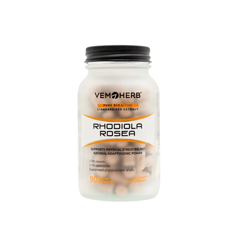 VEMOHERB Rhodiola Rosea 90 Caps.