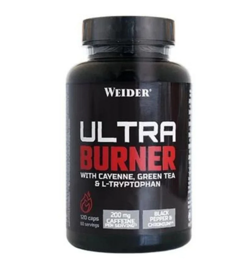 WEIDER Ultra Burner Caffeine + Green Tea – 120 caps
