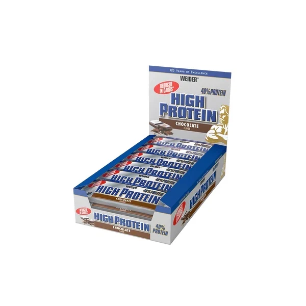 WEIDER %40 Protein Bar - 24×45 gr - Chocolate