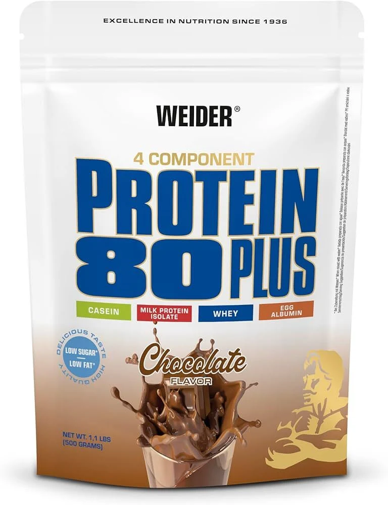 Weider 80 Plus Casein + İsolate + Whey + Egg Yumurta Komplex Protein 500 Gram