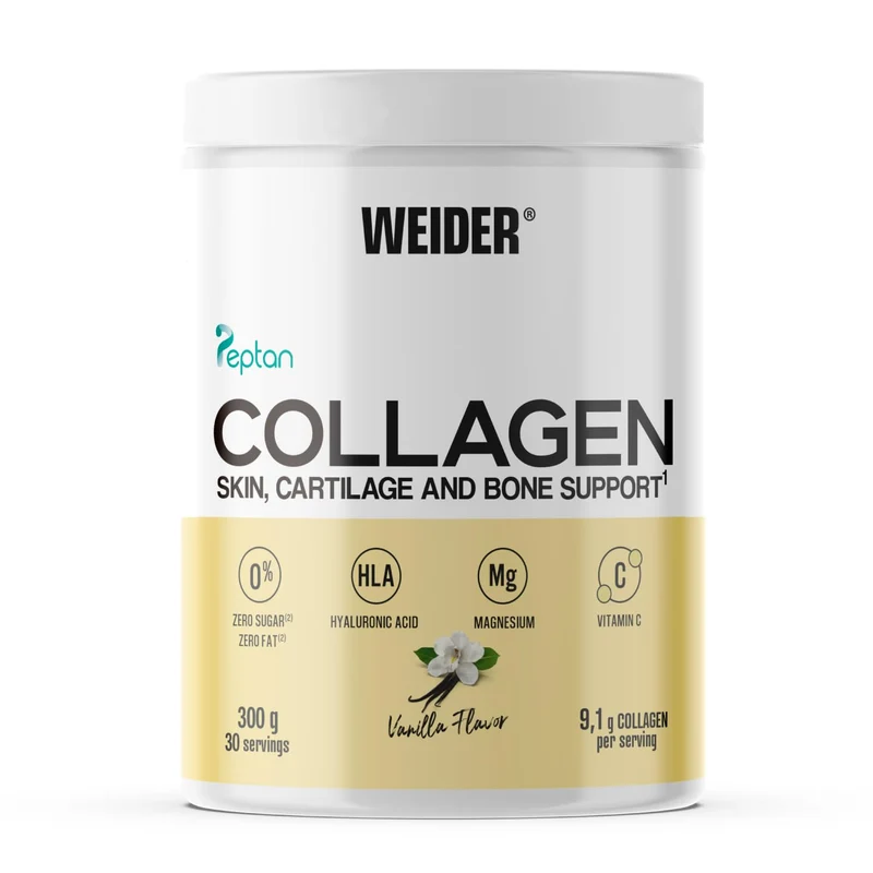Weider Collagen Kolajen Vanilla Hydrolysed Collagen 100%  Mag Vitamin C Sugar-Free Skin Bones Hair