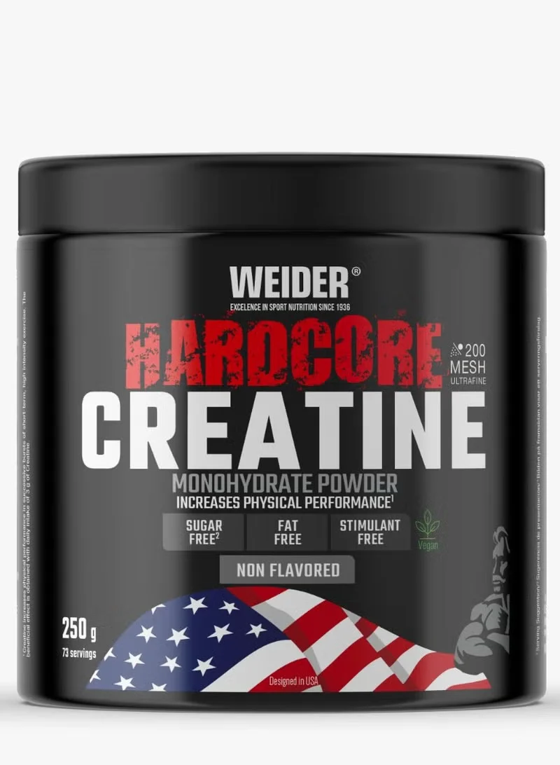 Weider Hardcore Creatine Monohydrate Powder  250g - 73 SERVİS
