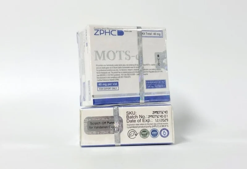 Zphc MOTS-c 40mg Kit Lyophilized Peptide + Bacteriostatic Water