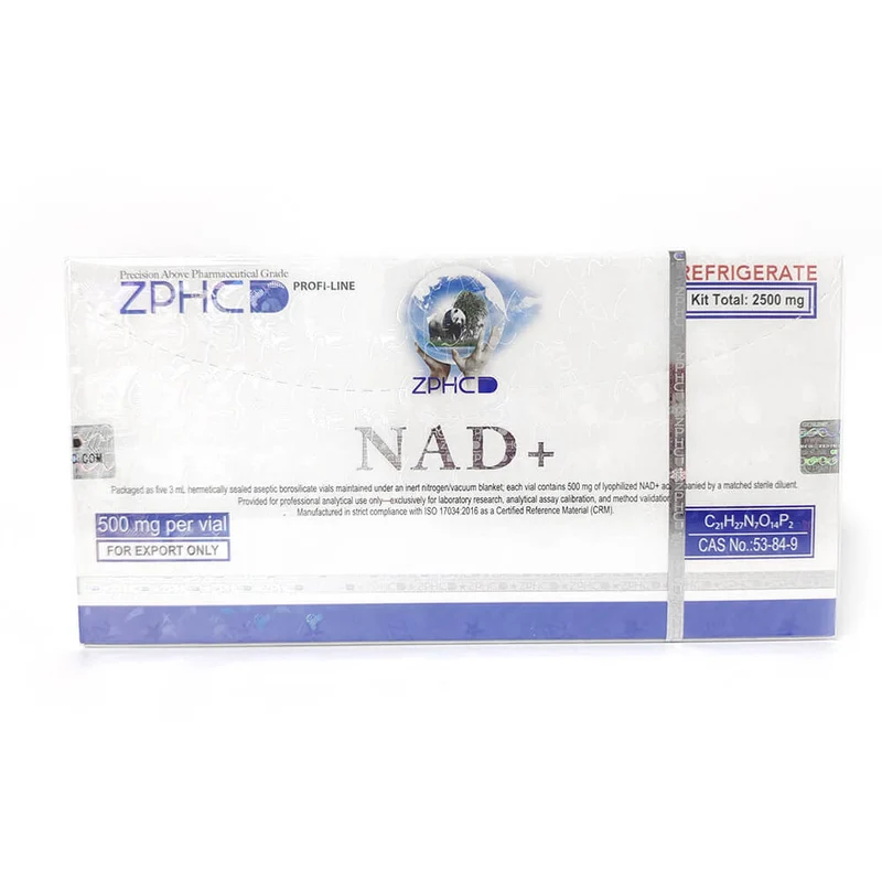 Zphc NAD+ 2500 mg KIT 5 vials × 500 mg