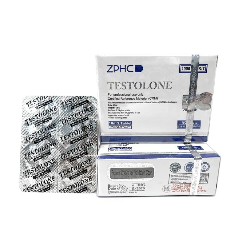 Zphc Testolone RAD140 10 mg 100 tablets × 10 mg